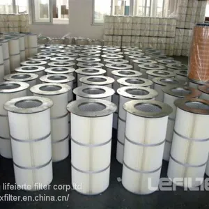 Metal Polishing and Bead Blasting Cylindrical Dust Air Filter Cartridge P030627 thumbnail-3