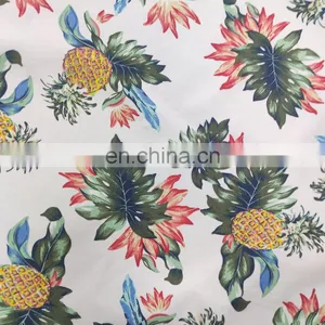Fashional Hawaiian Printed Fabric Brushed Peach Skin Fabric For Beach Shorts/Shirt thumbnail-5