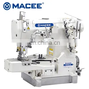 MC 600-02 HIGH-SPEED CYLINDER-BED INTERLOCK SEWING MACHINE WITH TAPE BINDING(EDGE ROLLIING thumbnail-1