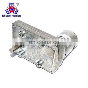 ET-CGM95-C 12V 6v 3volt Cylindrical dc Right Angle Gear Motor High Torque 95mm Flat Gearbox Length for Valve Actuator thumbnail-1