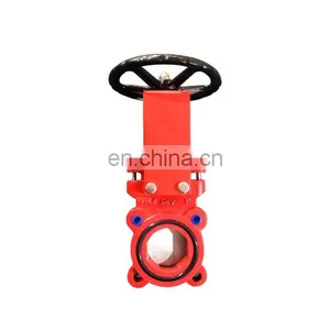 DN50 DIN Ductile Cast Iron Soft Seat Knife Gate Valve PN10 thumbnail-3