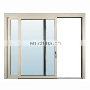 Free Sample New Design Aluminium Frame Sliding Glass Window thumbnail-1