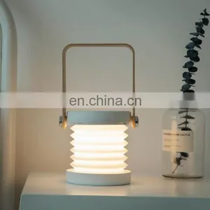 Gift Promotional LED Lantern Light Dimmable Portable USB Rechargeable Touch Sensor Night Light thumbnail-1