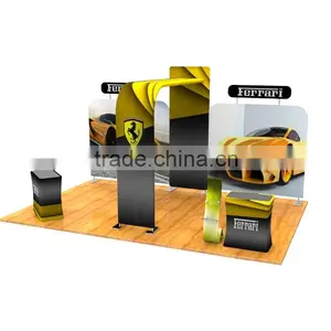 2016 New Exhibtion Products Portable 10ft Pop up Custom Exhibit Booths thumbnail-6