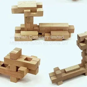 Wooden Tumbling Tower Building Blocks thumbnail-1