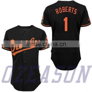 American Classic Style Custom Sublimation Jersey Baseball Jersey Buttons Shirt thumbnail-5