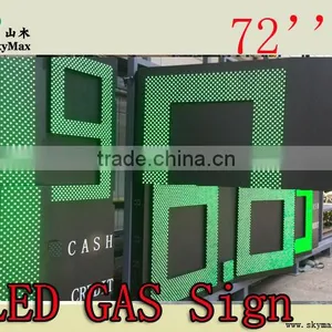 Customize 72'' Big Led Gas Signs Digit Outdoor 7 Segment Led Displa thumbnail-1