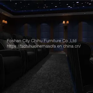 CHIHU Theater Furniture High Quality Comfortable Leather Cinema Chair Power Recliner Home Theater Sofa thumbnail-2