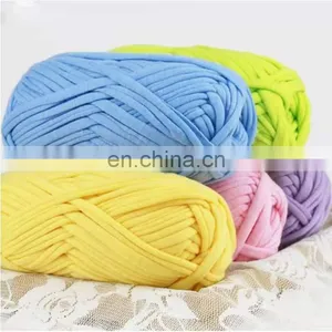 Yarn Handbag T-shirt Yarn Crochet Hand Knitting Cotton Spaghetti For Crochet thumbnail-3