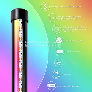 2022 Smart LED Corner Floor Lamp Modern Stand Floor Light LED RGB Floor Lamps thumbnail-4