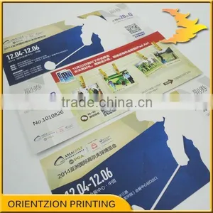 Anti Tamper Ticket, Variable Data, QR Code Ticket, Sports Games Ticket, Golf Tournament Tickets. thumbnail-1