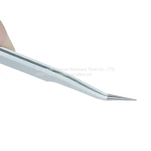 White Hand Account Tip/elbow Stainless Steel Niezi Jewelry/maintenance Tool Beauty Eyelash Grafting Tweezers thumbnail-4