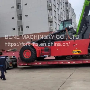 BENE 45 Ton Reach Stacker 45ton Container Lift Truck With Cummins VOLVO Engine DANA Transmission thumbnail-4