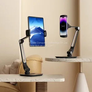 Universal Desktop Mount Tablet Holder 360 Degree Rotating Soporte Telefónico Phone Holder for Home thumbnail-1