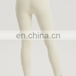 Newest Hot Sexy No Front Seams Peach Hip With Pocket High Waist Gym Yoga Legging Pants Workout Fitness Sports Wear For Women thumbnail-5