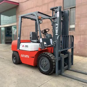 Cheap Chinese Origin Heli Hangzhou 2 Tons, 3 Tons, 5 Tons, 7 Tons, and 10 Tons Second-hand Forklift thumbnail-1
