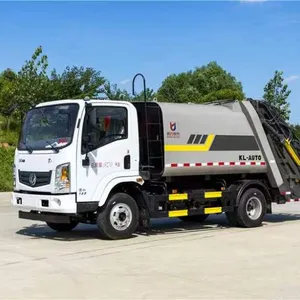 High Quality Electric Garbage Cleaning Street Cleaning Vehicles Four Wheel Hook Arm Compressed Garbage Truck thumbnail-1