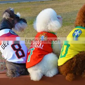 Football Clothes Model World Cup Team Pet Dog Clothes Dog Dresses thumbnail-3