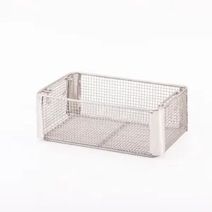 High Performance 304 Stainless Steel Woven Wire Mesh Storage Basket thumbnail-5