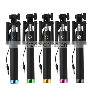 Fashion Mini Wired Selfie Stick Monopod With Cable for Smartphone Supplier's Choice thumbnail-2