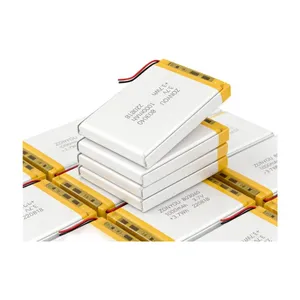 Rechargeable 803040 LiPo Pouch Cell Li-polymer Battery 1000mah for Consumer Electrics Power Bank Bluetooth Speaker Handheld Fan thumbnail-2