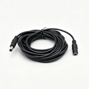 DC5.0 Male and Female 12V Router Camera Adapter LED Light Strip Car Equipment Power Extension Cable 15-meter Plug thumbnail-5