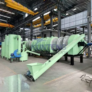 Olive Shell Cashew Shell Hazelnut Shell Continuous Carbonization Furnace Carbon Powder Making Machine thumbnail-2