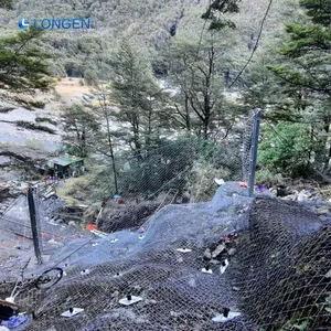 Suitable Highway Railway Slopes Rhomboic Customized Anti Shedding 65/3 Woven Wire Fence thumbnail-1