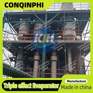 Multi-effect Evaporator Concentrator for Chemical Effluent Reduction With Automatic CIP System thumbnail-1