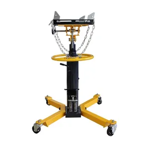 Transmission Jack Hydraulic Telescoping Transmission Jack 1300lb Capacity Floor Jack 2 Stage With 360°Swivel Wheels Foot Pedal thumbnail-3