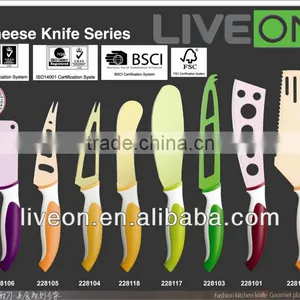 Antibacterial and Non-stick Color Cheese Knife Series thumbnail-1