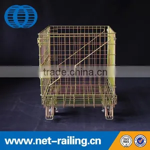 Weld Fold Storage Galvanized Zinc Wire Basket thumbnail-4