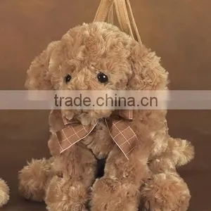 Cute Soft Plush Lifelike Animal Purse/New Design Cuddly Toy Puppy Handbag/Plush Animal Playful Purse thumbnail-1