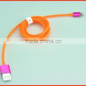 Colorful Transparent Micro Usb Cable Charger Cable for Iphone/Ipad thumbnail-5