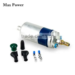 Univesal Install Out Side High Flow Fuel Pump Silver Suit for Racing Cars. thumbnail-2