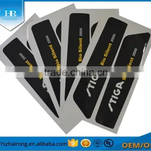 Custom CMYK Printing Strong Adhesive Synthetic Paper Machine Sticker thumbnail-1
