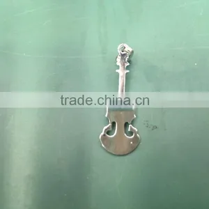 Rock Style Stainless Steel Guitar Pendant For Men thumbnail-2