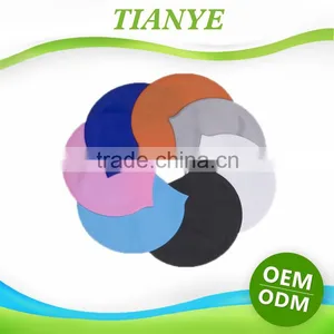 Adult Szie Silicone Swimming Cap Customize Swim Cap thumbnail-3