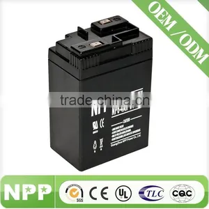 Chinese Factory 6V4AH Sealed Lead Acid NPP AGM Battery for Ups thumbnail-4
