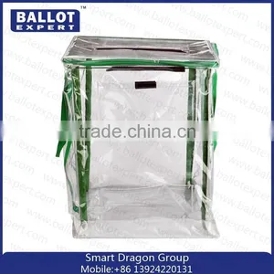 Plexiglass Box With Hinged Lid Non Woven Bag/ Pvc Voted Box Packaging thumbnail-6