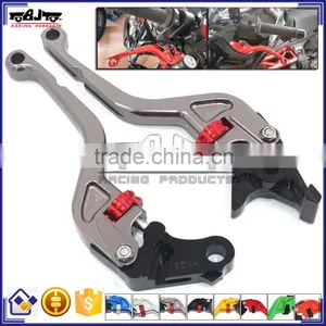 BJ-LS-010 For Yamaha YZF R25 2014-2015 Aftermarket CNC Aluminum Short Sportbike Adjustable Clutch Brake Lever thumbnail-2