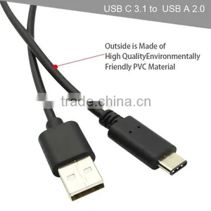 USB C 3.1 to USB A 3.0 Type-C Charger Cable thumbnail-1
