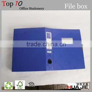 A4 Size 2.5 Inches Case Shape Poly Box File Type Plastic Document Box thumbnail-3