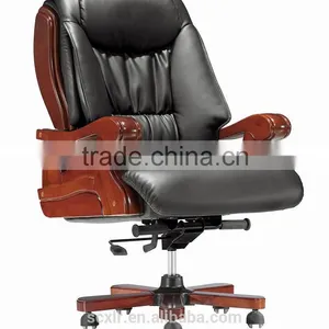High Back New Chair Leather Chair Vintage Leather Office Furniturecomfortable Reading Room Chair thumbnail-1