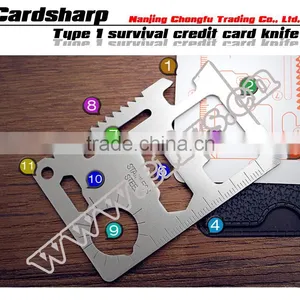 Camping Equipment 2016 Hot Sale High Quality Multi Tool Card Stainless Survival Knives/defence Tool Knife for Outdoor Camping Quality Choice thumbnail-4