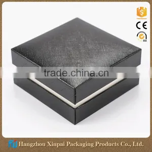 Black Hard Paper Cufflink Gift Box thumbnail-1