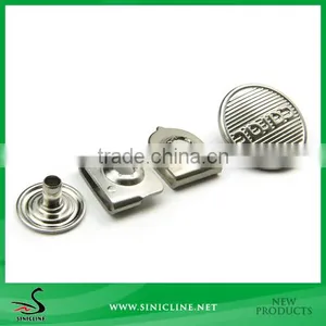 Sinicline Fashion Design Factory Price Metal Shirt Button Fasteners Quality Choice thumbnail-1