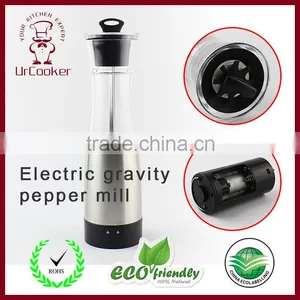 High Quality Automate Electric Gravity Pepper Mill Black Pepper Mill One Handed Pepper Mill thumbnail-1