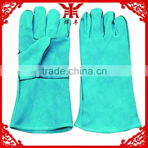 Different Types and Different Color Long Welding Leather Gloves thumbnail-3