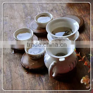 Customize Logo Printed Wood Teacup Mat thumbnail-2
